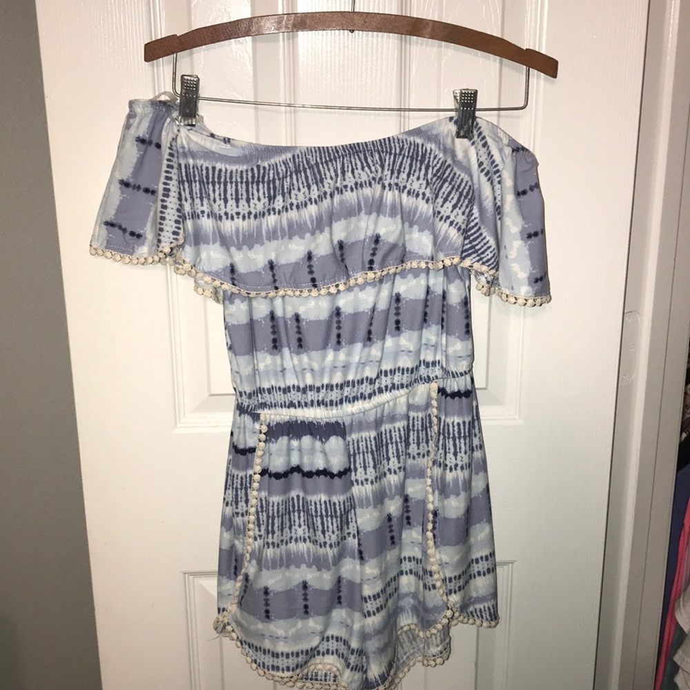 off the shoulder romper